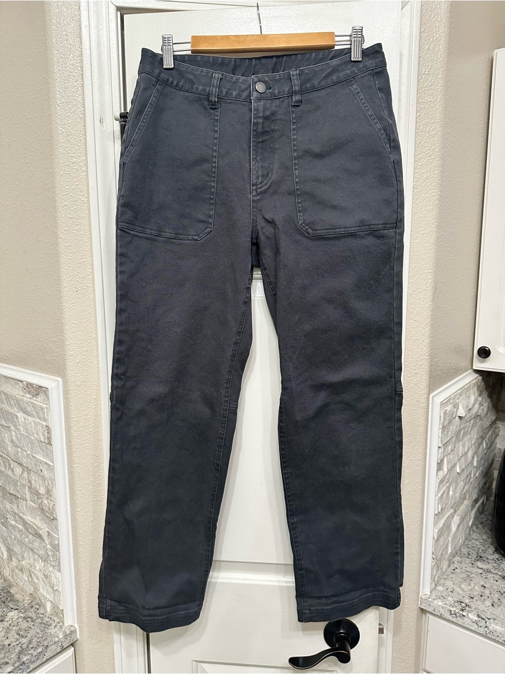 Free Fly Women’s Black twill wide-Leg Pants